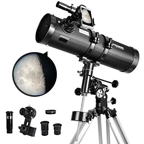 4.5-Inch Equatorial Reflector Telescope for Beginners