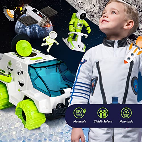 Space Rocket Toy Set with Shuttle & Lunar Rover