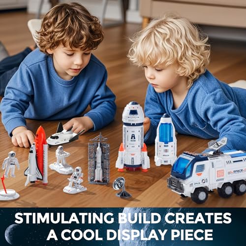 Space Exploration Playset with Rocket, Shuttle & Astronauts