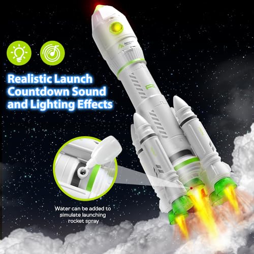 Space Rocket Toy Set with Space Station & Astronauts