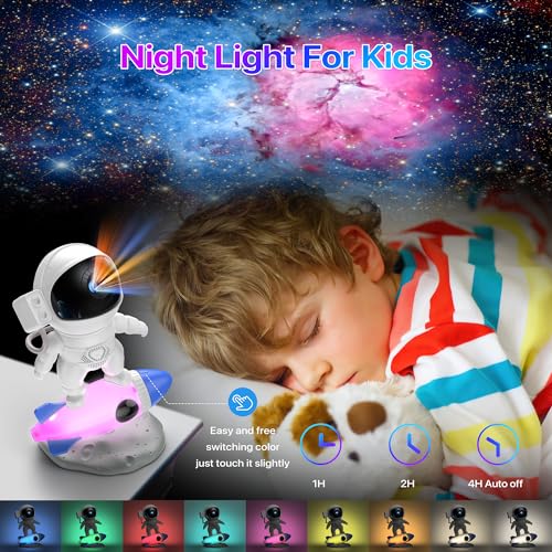 Astronaut Galaxy Projector with 12 HD Film Discs