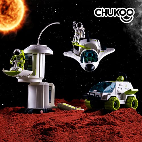 Space Shuttle Playset with 4 Astronauts & Rover