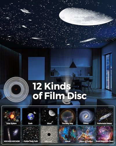 13-in-1 Galaxy Planetarium Projector with Nebula Light