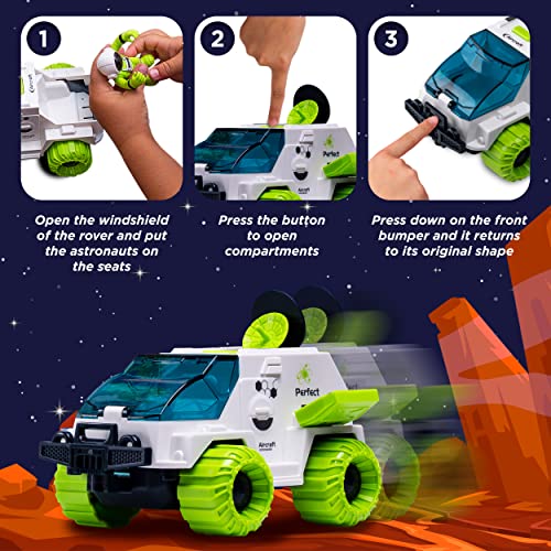 Space Shuttle Playset with 4 Astronauts & Rover