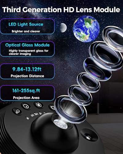 13-in-1 Galaxy Projector with Meteor Shower Effect