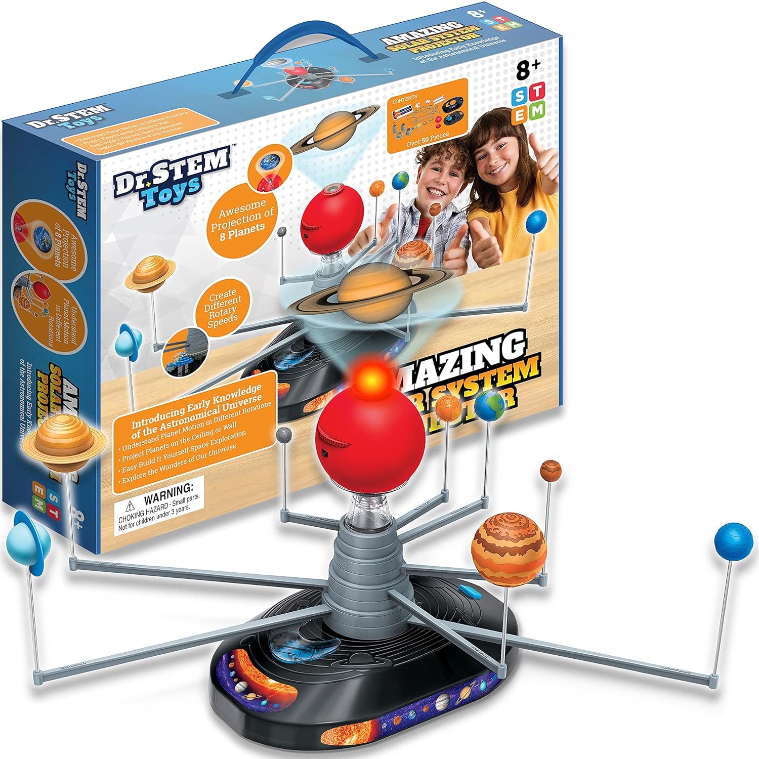 Solar System Projector STEM Kit with 50+ Pieces