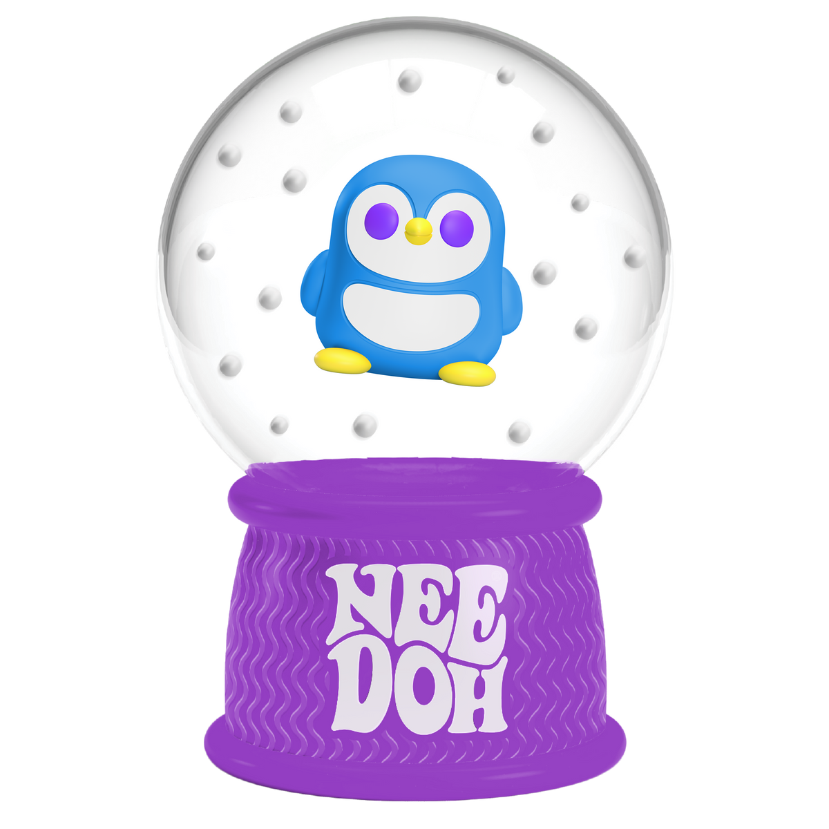 NeeDoh Squish N Flow Snow Globe